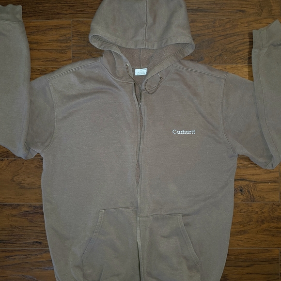 Carhartt Other - Vintage Carhartt Brown Zip-Up Hoodie